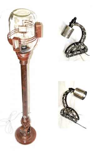 Lampka steampunk