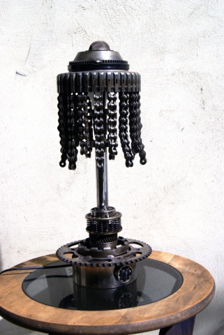 Lampka steampunk